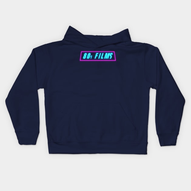 80s Films Kids Hoodie by robertsmcmahon